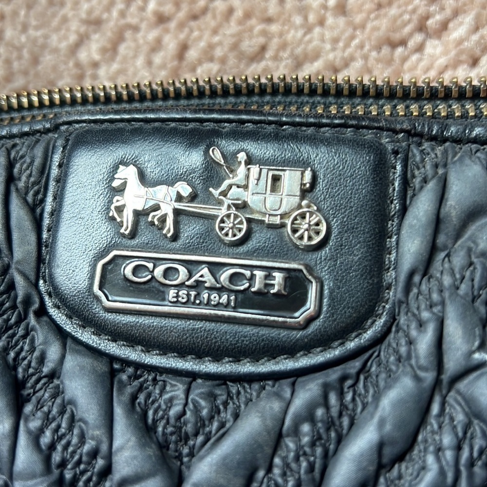 Coach Madison Lindsey black quilted 70th anniversary bag - Picture 11 of 11